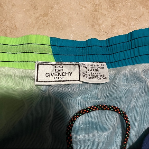 Givenchy Active Colorblock Swim Trunks - Picture 4 of 5